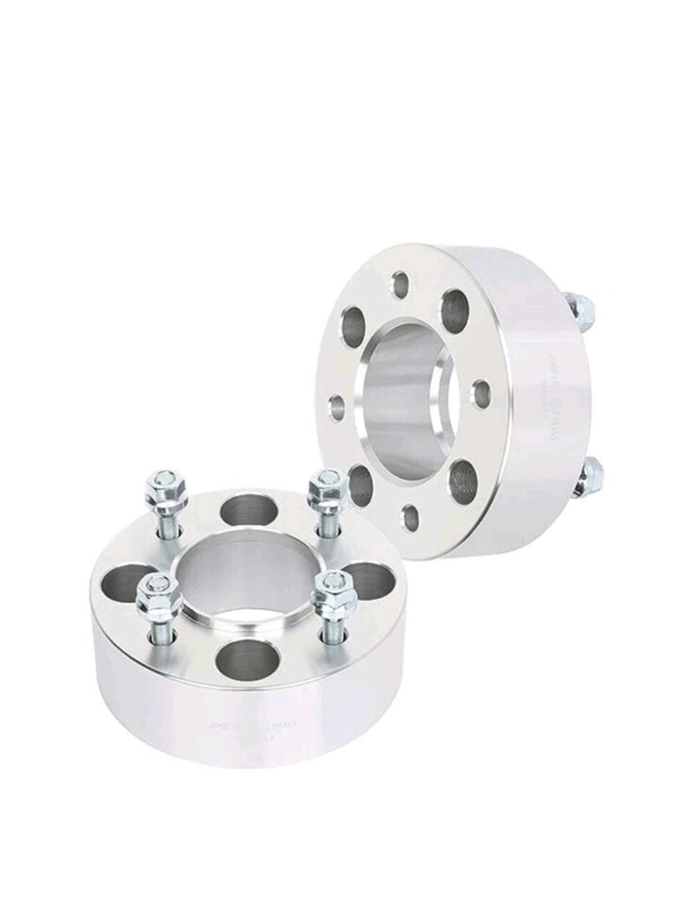 4x110 Wheel Spacers 2 inch Bore 74.1mm with 10x1.25 Studs Wheel Spacers